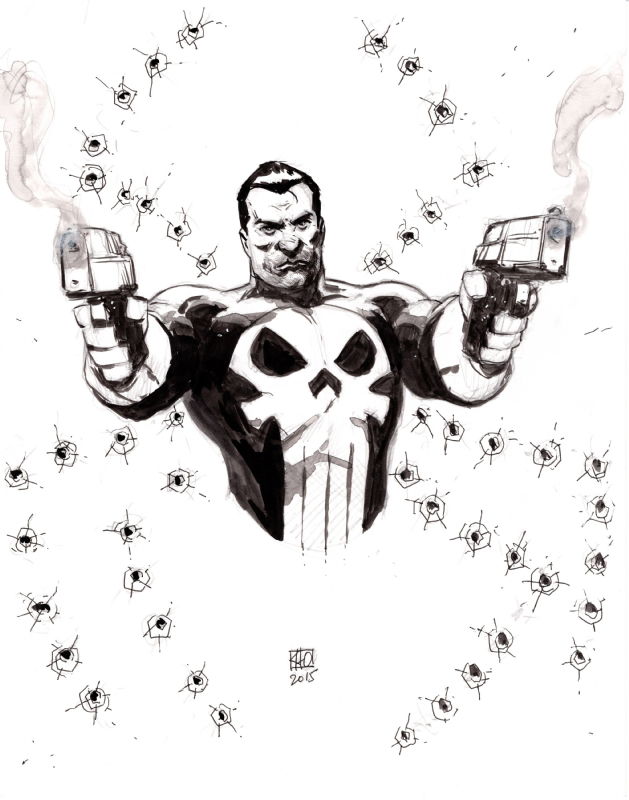 Khoi Pham Punisher, in JP Crusher's Marvel Artwork Comic Art Gallery Room