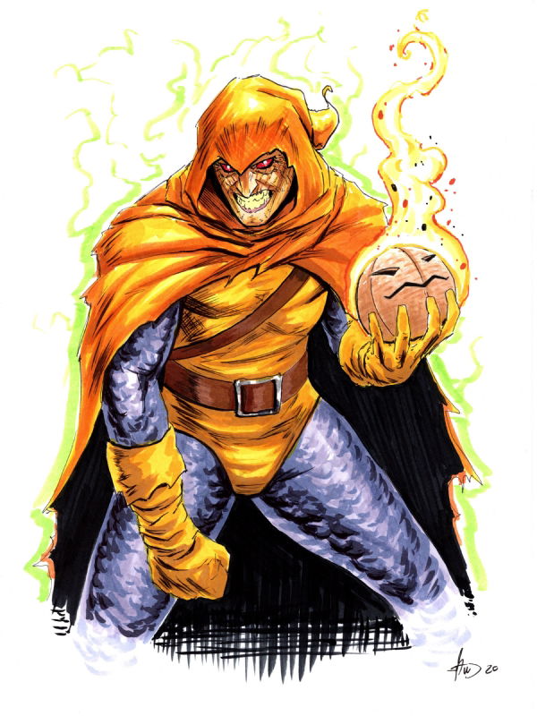 Gus Mauk Hobgoblin, in JP Crusher's Spider-Man Comic Art Gallery Room