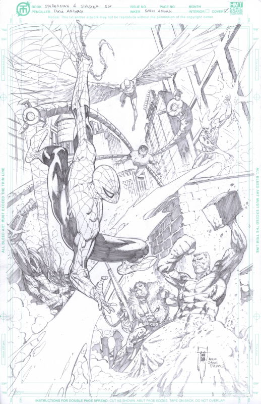 Spidey vs Sinister Six Ralvi Lingga Ariyan Pencil, in JP Crusher's ...