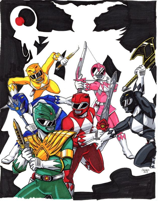 Power Rangers by Jefferson Coniaris , in JP Crusher's Power Rangers ...