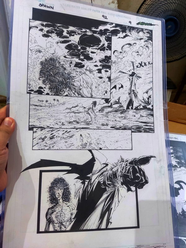 Spawn Page By Greg Capullo And Danny Miki In Manu Silva S Gallery Room Comic Art Gallery