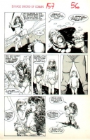 Savage Sword of Conan 157 ( Red Sonja ) p 2 by Bruce Jones Comic Art
