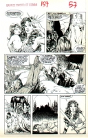 Savage Sword of Conan 157 ( Red Sonja ) p 3 by Bruce Jones Comic Art