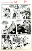 Savage Sword of Conan 157 ( Red Sonja ) p 5 by Bruce Jones Comic Art