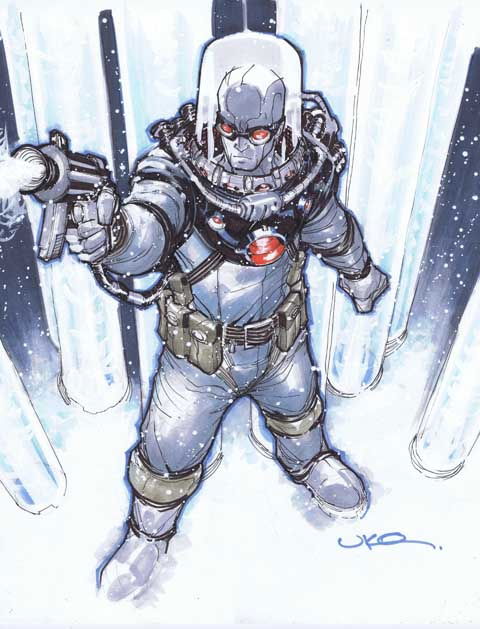 Mister Freeze In Uko Smith S Commissioned Art Comic Art Gallery Room