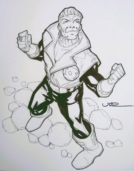 Guy Gardner The Green Lantern In Uko Smiths Sketches And Misc Comic Art Gallery Room 