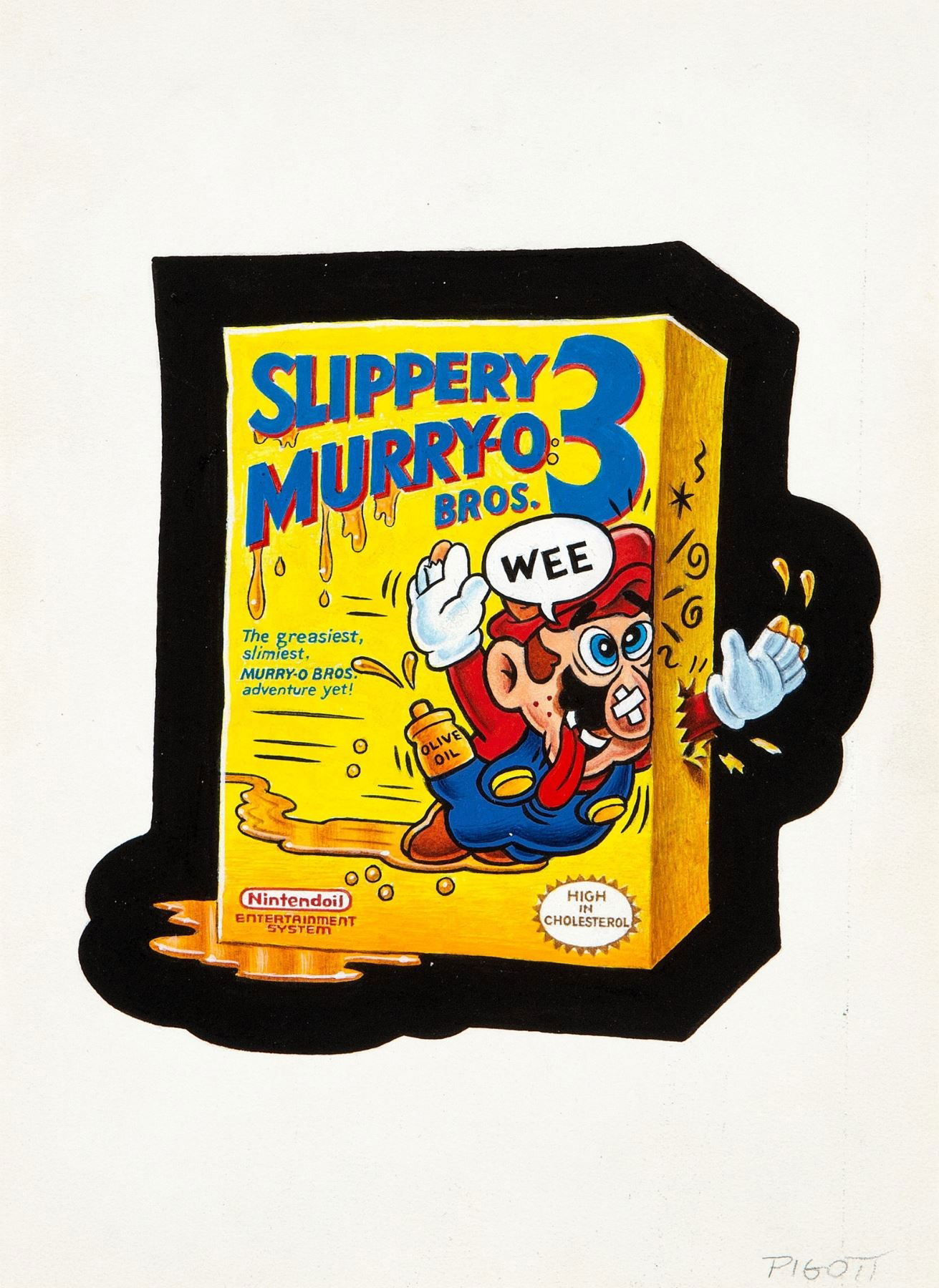 Wacky Packages Lost Wacky Slippery Murry O Bros 3 1992 Mario Bros   AThz9Y0V 1309201218451gpadd.JPG