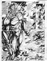 Kev Hopgood - Iron man page Comic Art