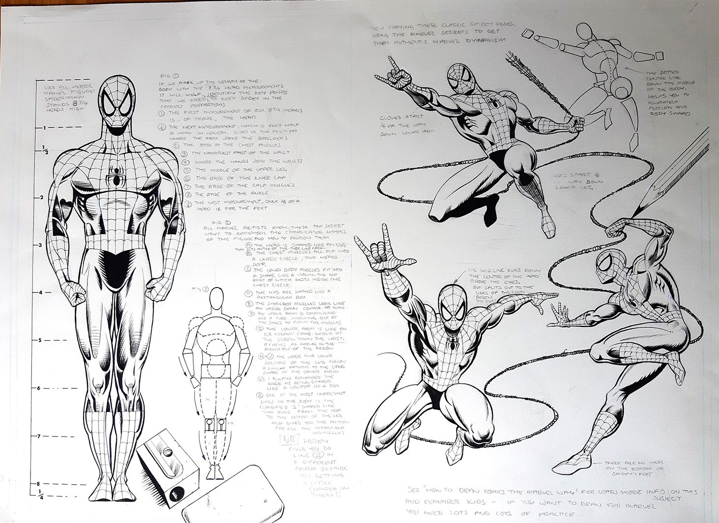 Learn to Draw SpiderMan The Marvel Way! Marvel UK, in David IMFan's