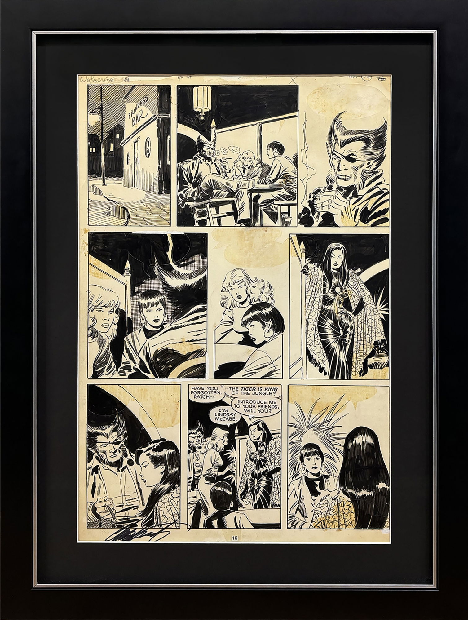 John Buscema - Wolverine #4 Pg 12, in Joshua Tan's Marvel Comic Art ...