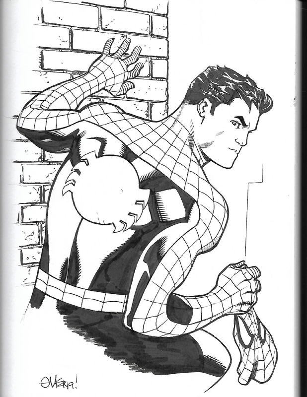 Peter Parker Spider-Man by Ed McGuinness, in Ryan Hookano's Commissioned  Artwork Comic Art Gallery Room