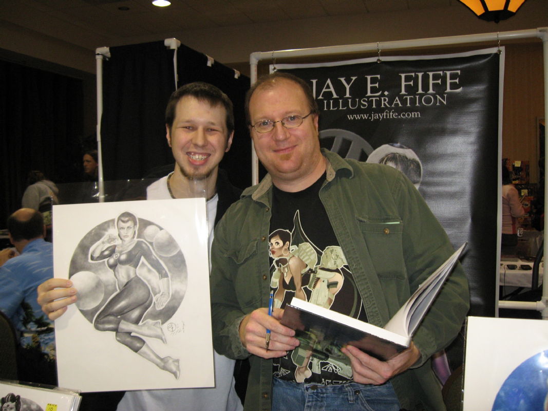 Jay Fife and Me with my birthday present!!!, in Justin D's ^ Con Photos