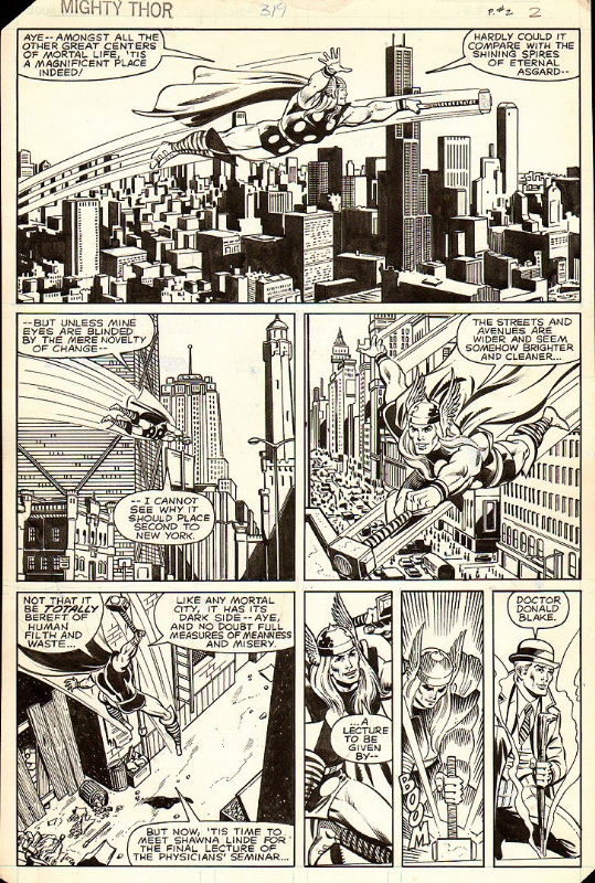 Thor 319 pge 2 OA by Keith Pollard, in Olivier D's Pollard, Keith Comic ...