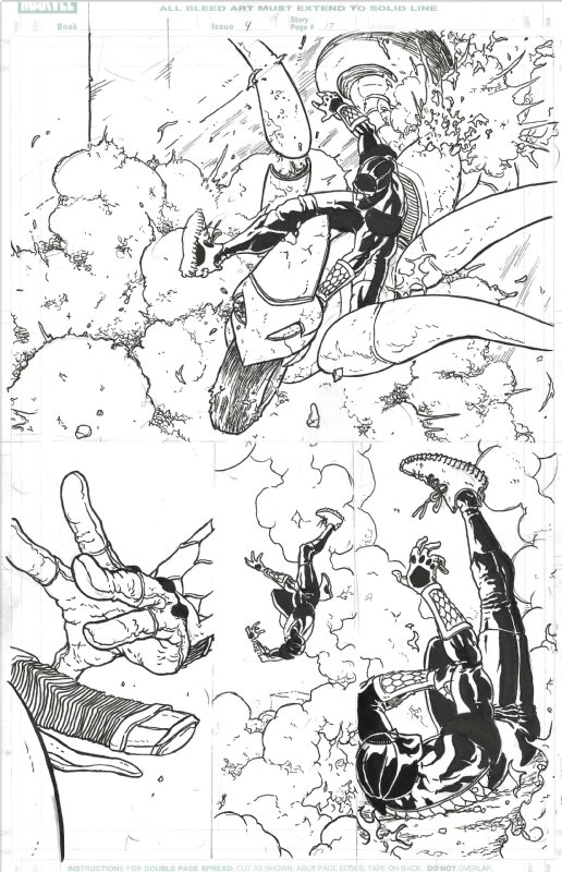 Ramon Villalobos Nighthawk P Squadron Supreme In Kevin A S Published Marvel Comic Art