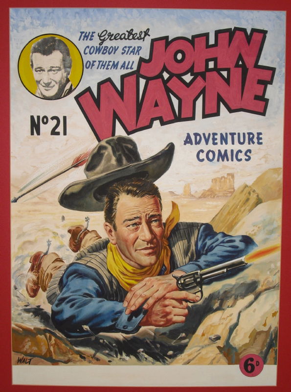 HOWARTH - John Wayne Adventure Comic 21 (UK WDL) - cover , in Steven ...