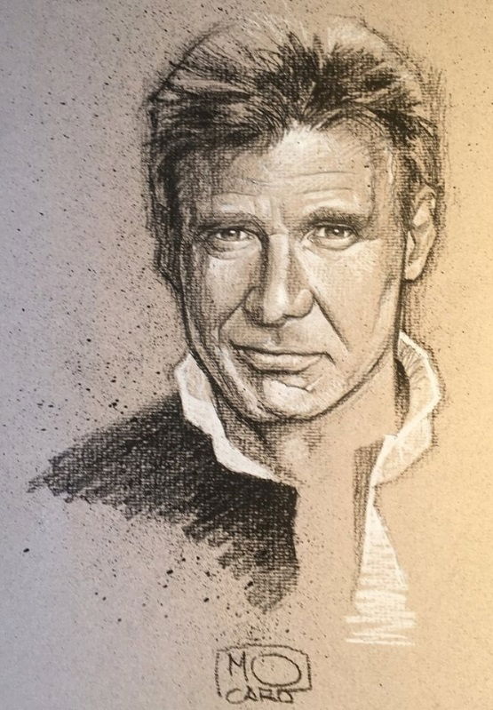 Star Wars old Han Solo Mo Caro Artist, in Felipe B's Mo Caró Comic Art ...