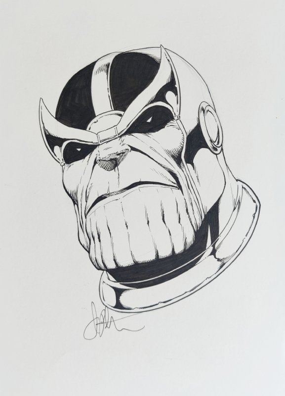 Awesome Thanos drawing Insta localtrashpanda  9GAG