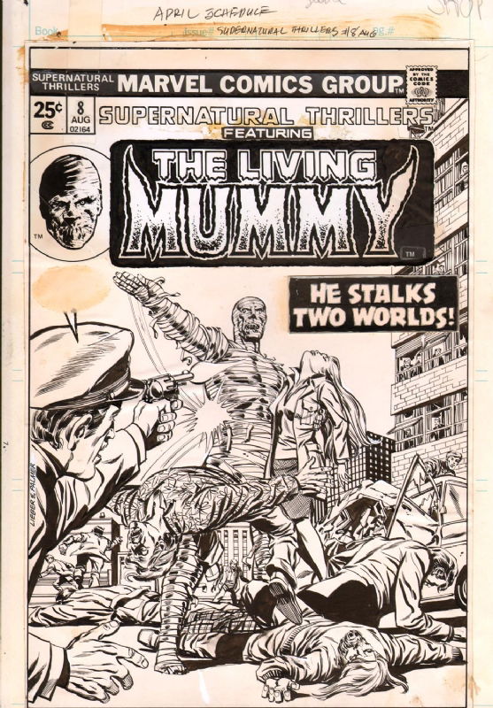 Supernatural Thrillers 8 Cover The Living Mummy In Comiclinkcom Auctionss Closed Featured 1648