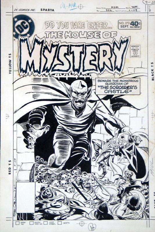 HOUSE OF MYSTERY #272 COVER (1979, JOE ORLANDO), in ComicLINK.Com ...