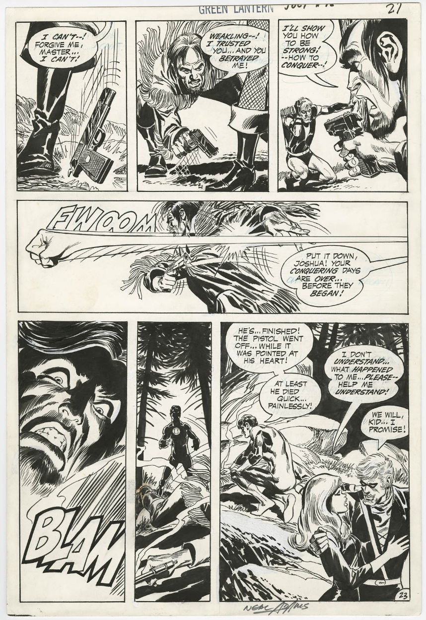 GREEN LANTERN #78 PAGE 23 ( 1970, NEAL ADAMS ), in ComicLINK.Com ...