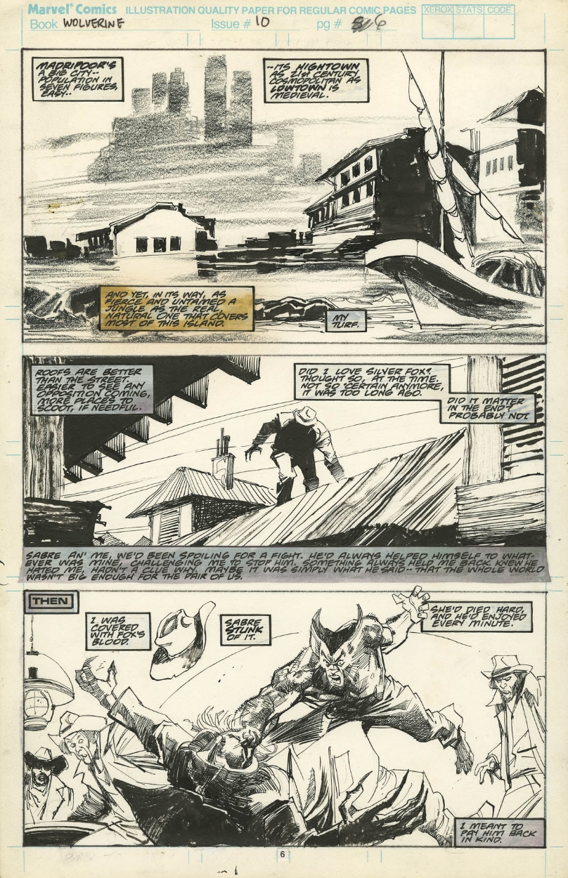 USA, 1989 Wolverine # 11 John Busceman // Bill Sienkiewicz