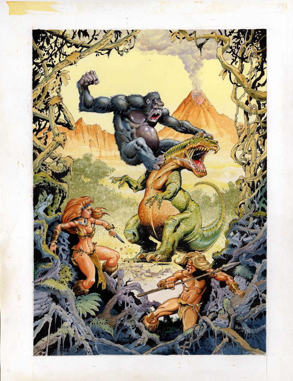Ploog trading cards Mike Ploog Marvel Comic Art OVP tarjetas de colección 1994 10 mapas