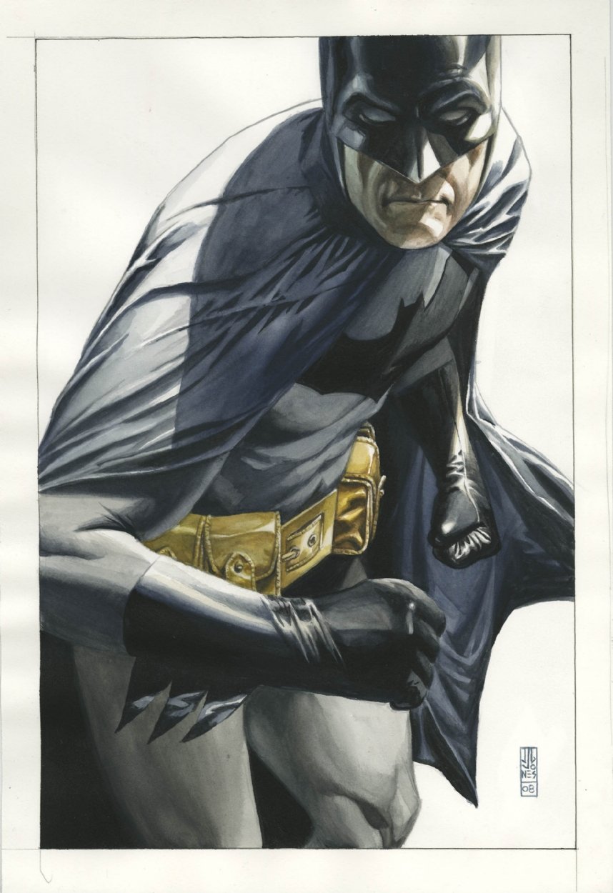 FINAL CRISIS #6 COVER ( 2009, . JONES ) DEATH OF BATMAN , in   Auctions's CLOSED FEATURED AUCTION HIGHLIGHTS - 05/2017 Comic  Art Gallery Room