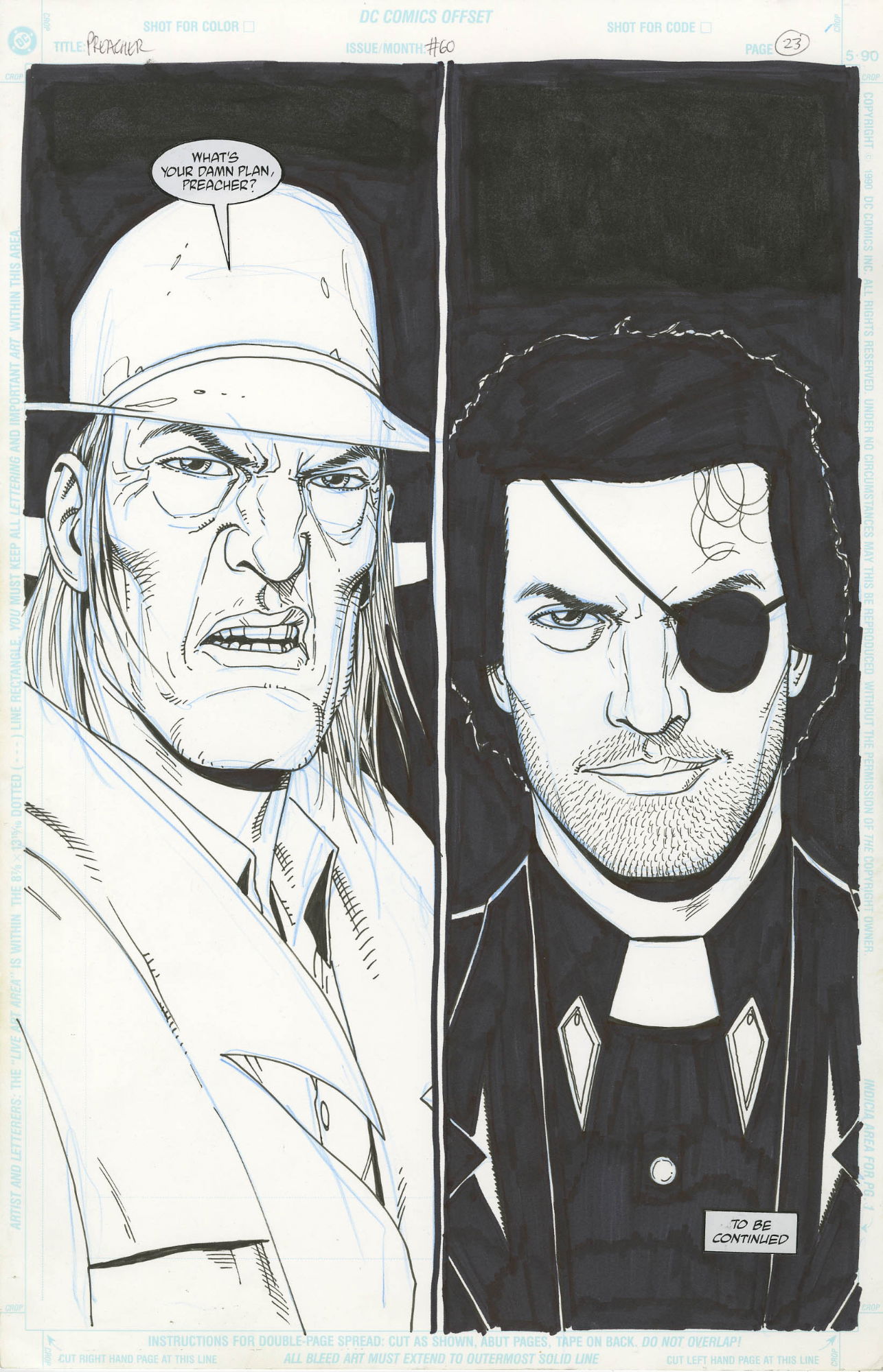 steve dillon original art for sale