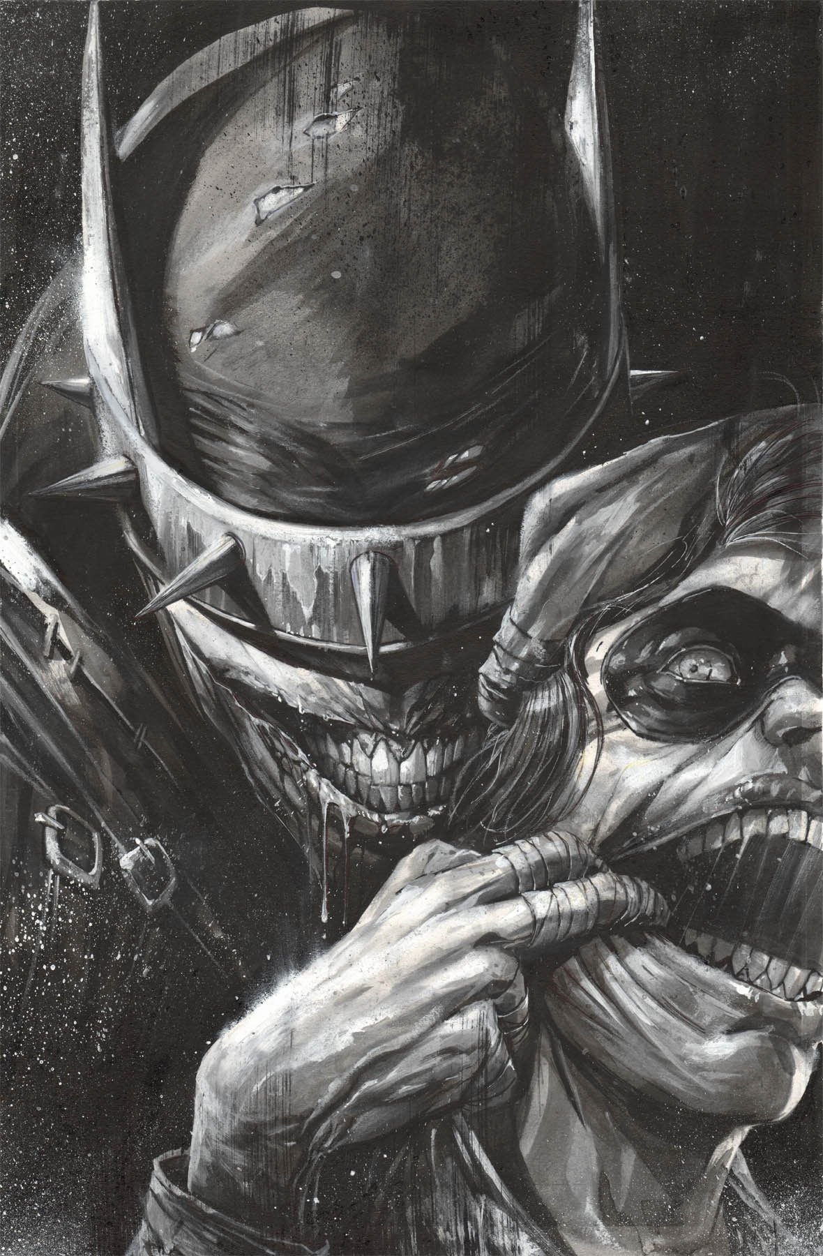 FRANCESCO MATTINA DARK NIGHTS: METAL #3 COVER (2017, THE BATMAN WHO  LAUGHS!), in  Auctions's CLOSED FEATURED AUCTION HIGHLIGHTS -  11-12/2020 Comic Art Gallery Room