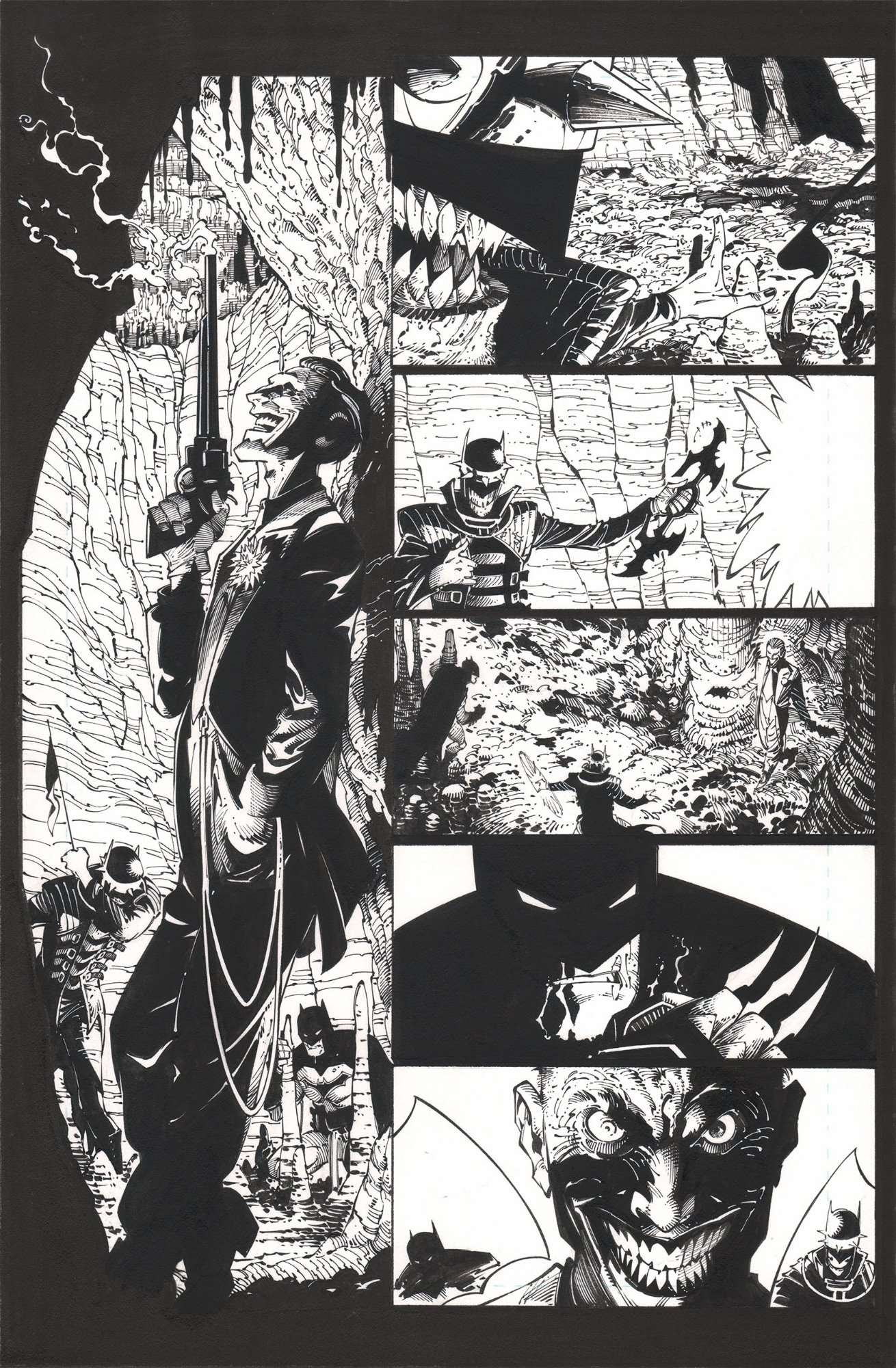 GREG CAPULLO DARK NIGHTS: METAL #6 PAGE (2019, BATMAN, JOKER & THE BATMAN  WHO LAUGHS), in  Auctions's CLOSED FEATURED AUCTION HIGHLIGHTS  - 11-12/2021 Comic Art Gallery Room