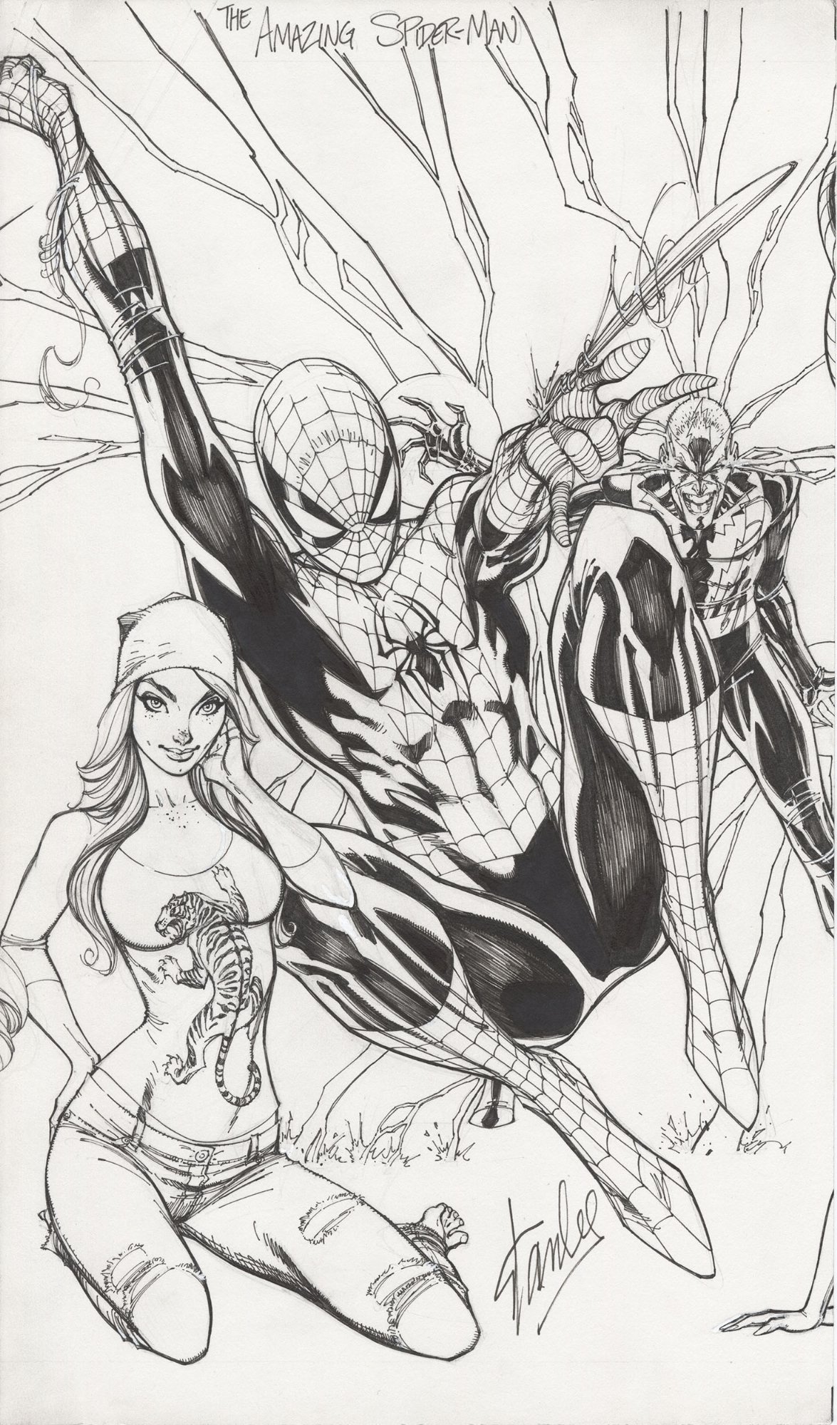 Comics Scott Campbell Cover 2014 Cover F Connecting Amazing Spider-Man ...
