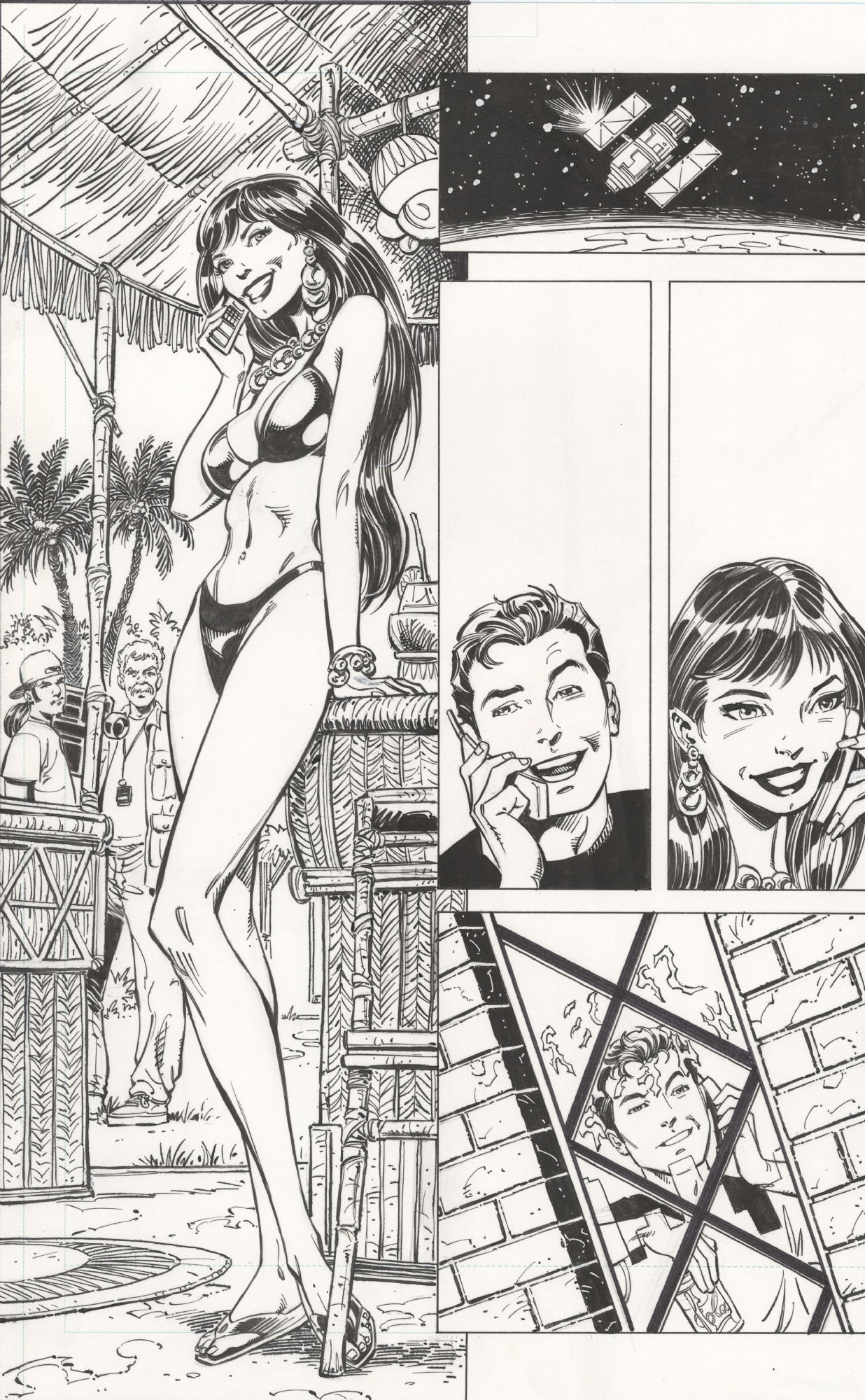 JOHN BYRNE AMAZING SPIDER MAN 1 HALF SPLASH 1999 A BIKINI CLAD