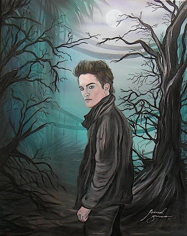 I tried my best for drawing Edward Cullen but it turn a little bad as i  thought  rtwilight