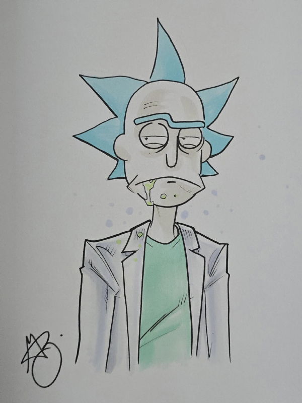 Rick Sanchez by Greg Kirkpatrick, in Nerdy McNerdersen's My collection ...