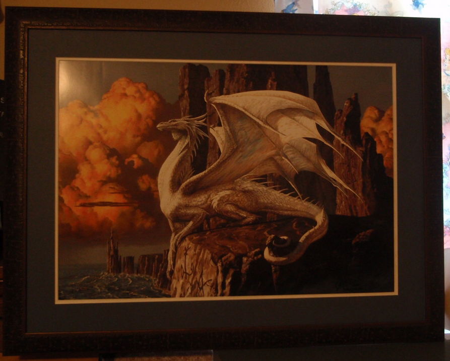 Dragon Painting By Ciruelo In Steve Wyatt S Fantasy Art Comic Art Gallery Room