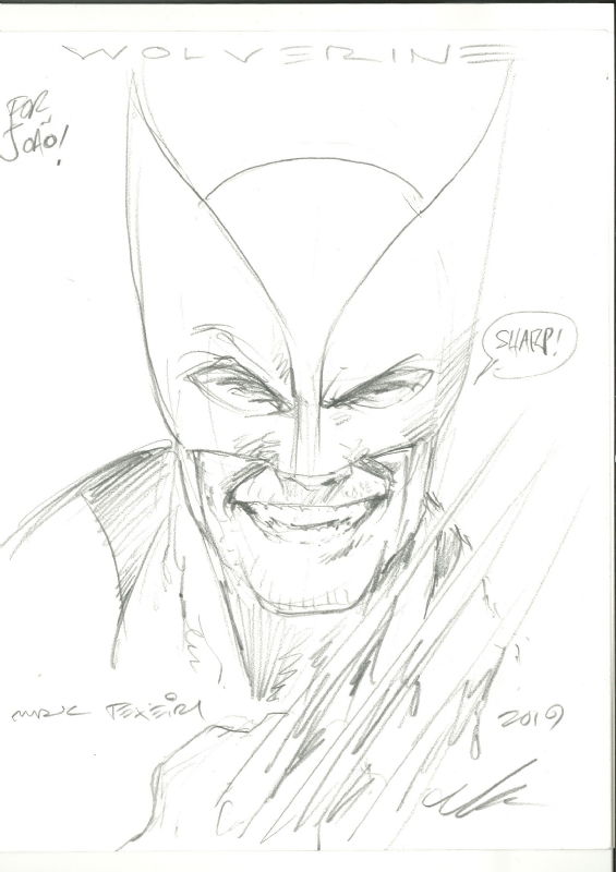 Wolverine sketch by Mark Texeira , in João Vilela's Convention Sketches ...