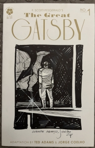 The Great Gatsby #1 blank cover sketch by Jorge Coelho Comic Art