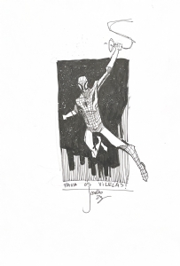 Spider-Man sketch by Jorge Coelho Comic Art