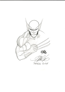 Wolverine Sketch by Frank Cho Comic Art