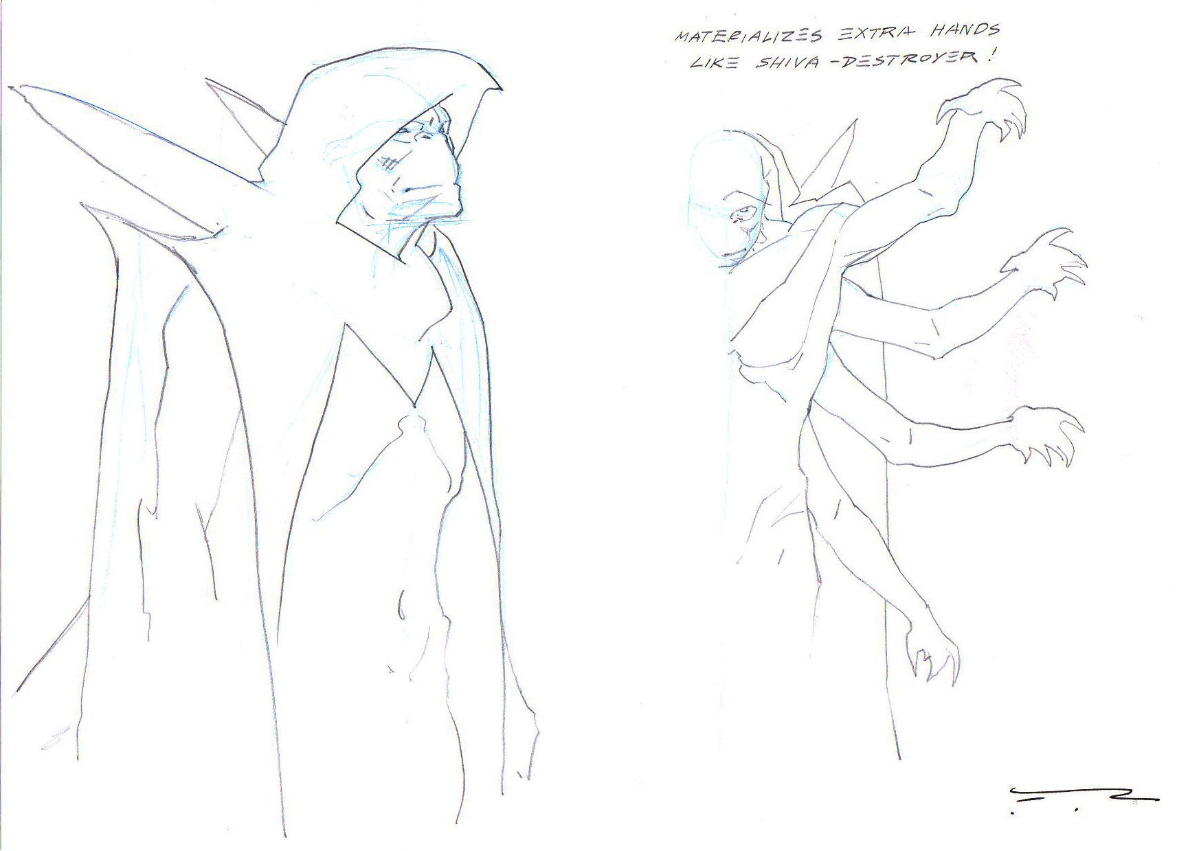 What we could have got, concept art of Thor and Gorr from Thor