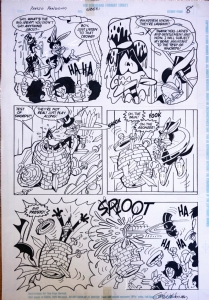 01.77 Looney Tunes - Daffy and Bugs: Presto Penguino Comic Art