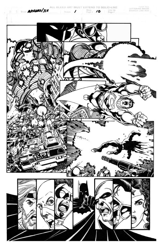 All Perez | JLA/Avengers | #1 p. 10, in Tom McDonald's DC Fan Boy Comic ...