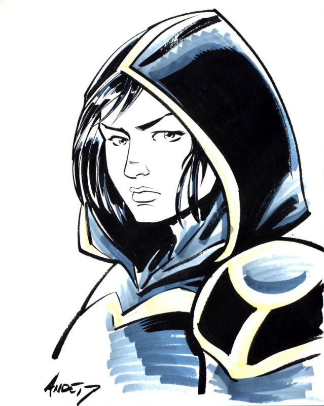 Cassandra Cain Orphan By Ande Parks In Steve Piepers Cassandra Cain Comic Art Gallery Room 4897