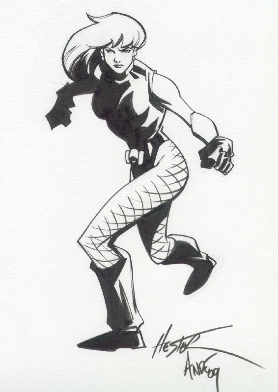 Black Canary by Phil Hester, in Steve Pieper's Black Canary Comic Art ...