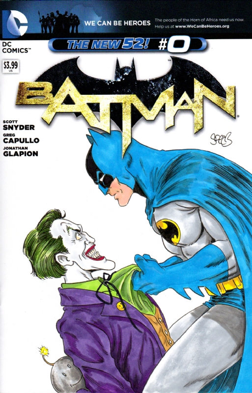 Batman vs Joker #0 New 52 Sketch Cover by SPEARS, in Mark Spears's Sketch  Covers Comic Art Gallery Room