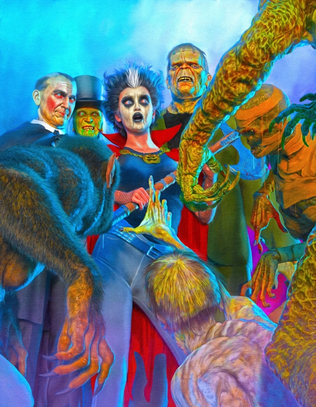 Count Crowley Meets Mark Spears Monsters, in Mark Spears's Painted Art ...