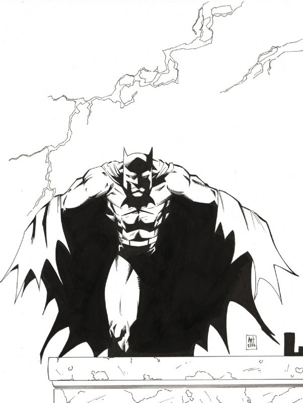 The Batman, in ant alvarez's Miscellaneous work Comic Art Gallery Room