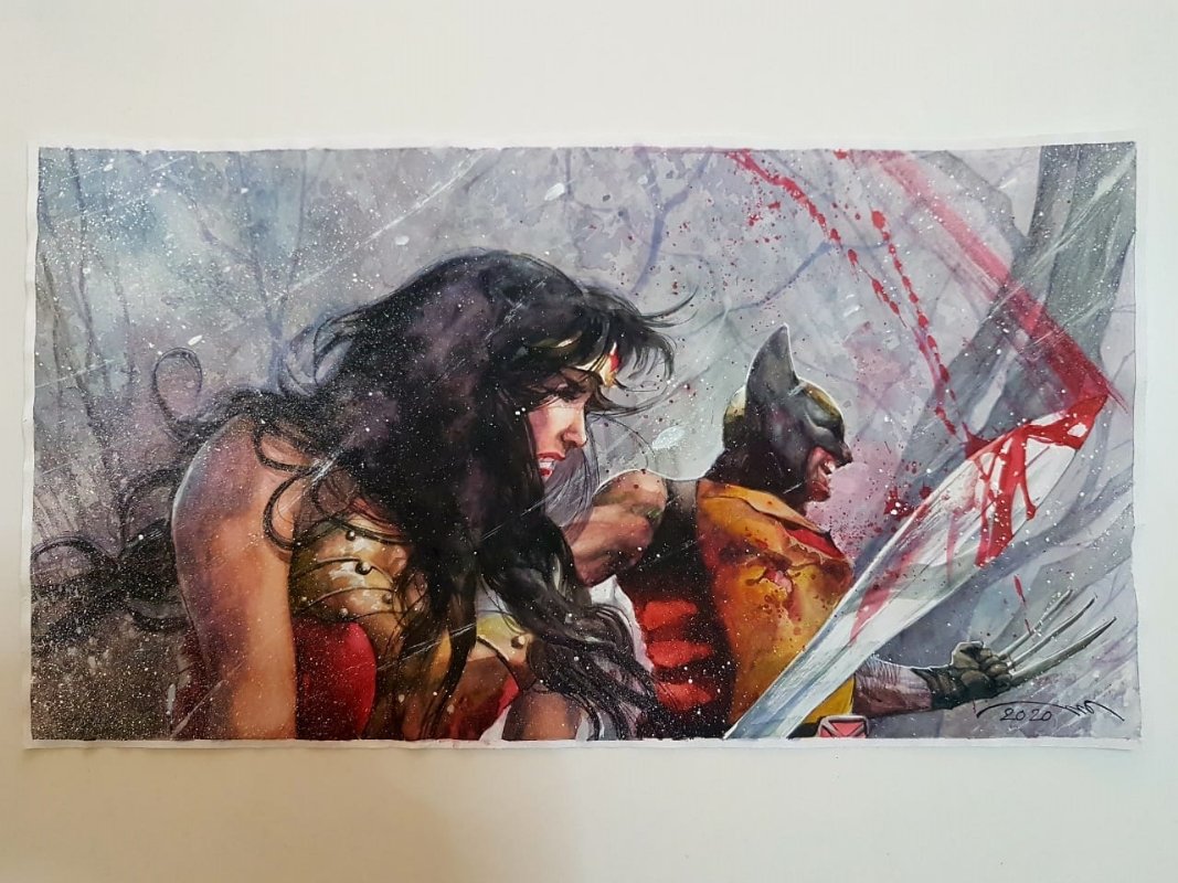For Sale Wonder Woman And Wolverine By Humam Kutub In Alessandro