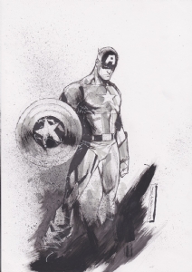 captain america by agustin padilla Comic Art
