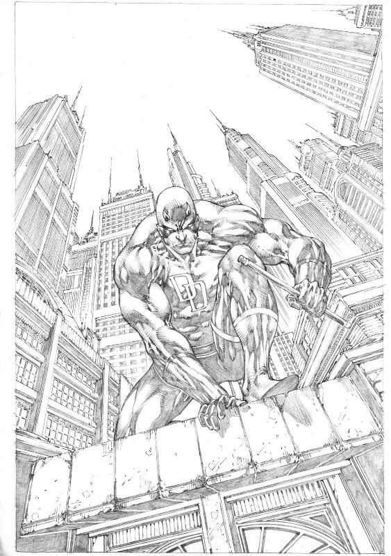 daredevil, in ethan fr's commission Comic Art Gallery Room